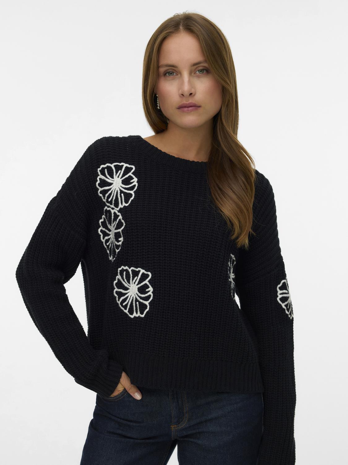 VMLAURA Pullover - Black - VERO MODA & VILA Bergvik